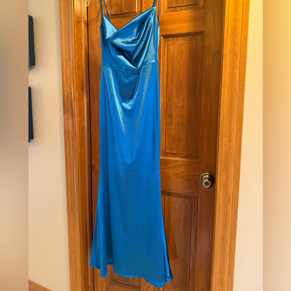 Long Blue Dress